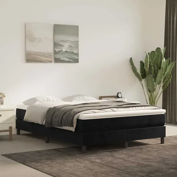 Matelas à ressorts ensachés 140 x 220 cm Noir