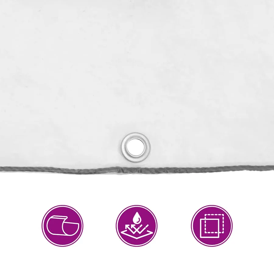Housse de protection plantes avec œillets 3x8 m polyéthylène - 9