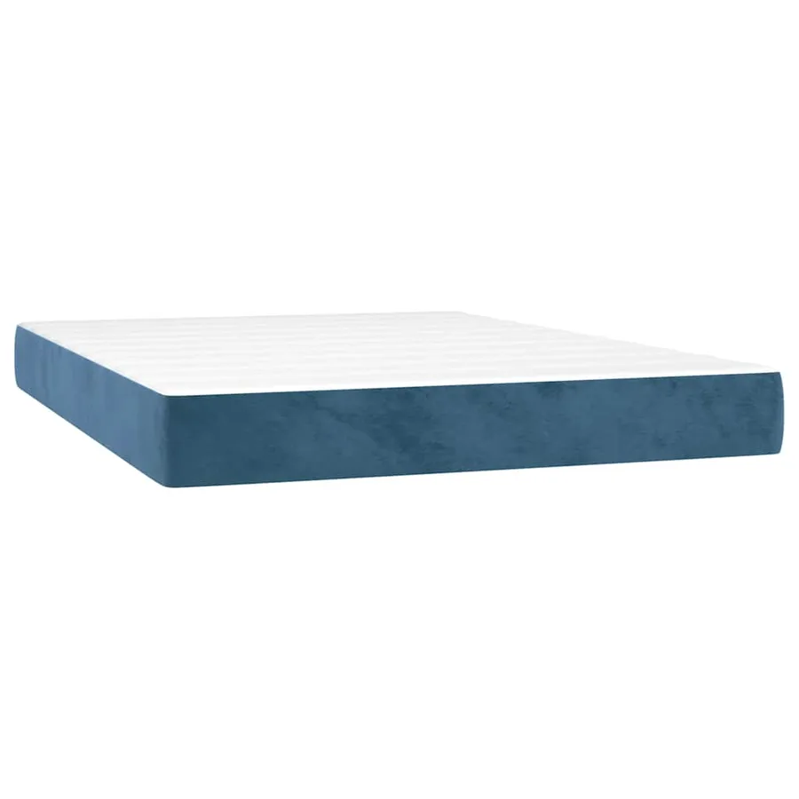 Matelas à ressorts ensachés 140 x 220 cm Bleu foncé - 2