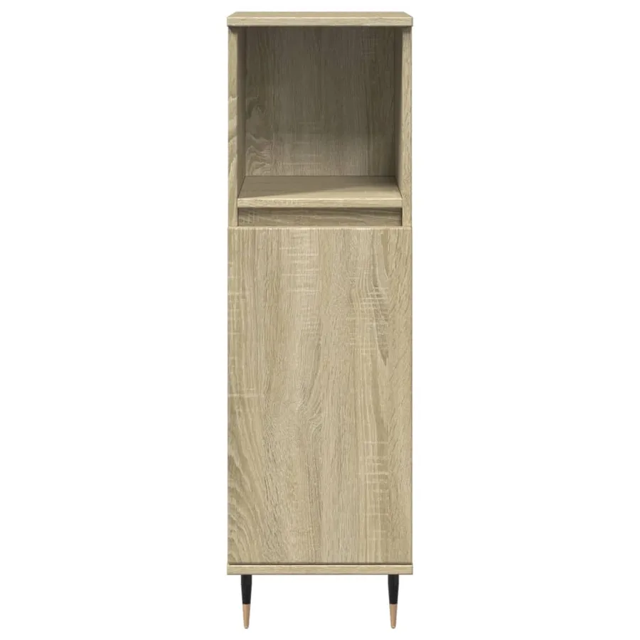 Ensemble de meubles de salle de bain 3 pcs chêne sonoma - 7