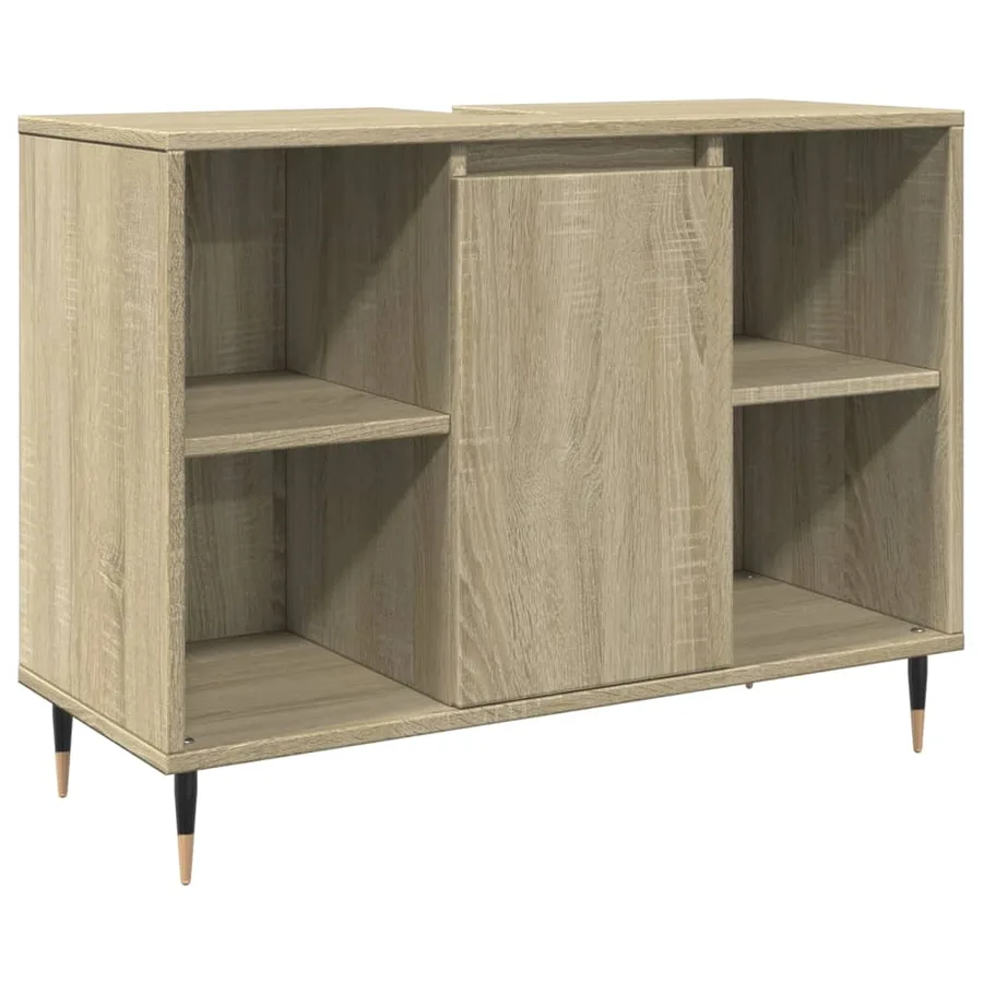 Ensemble de meubles de salle de bain 3 pcs chêne sonoma - 8