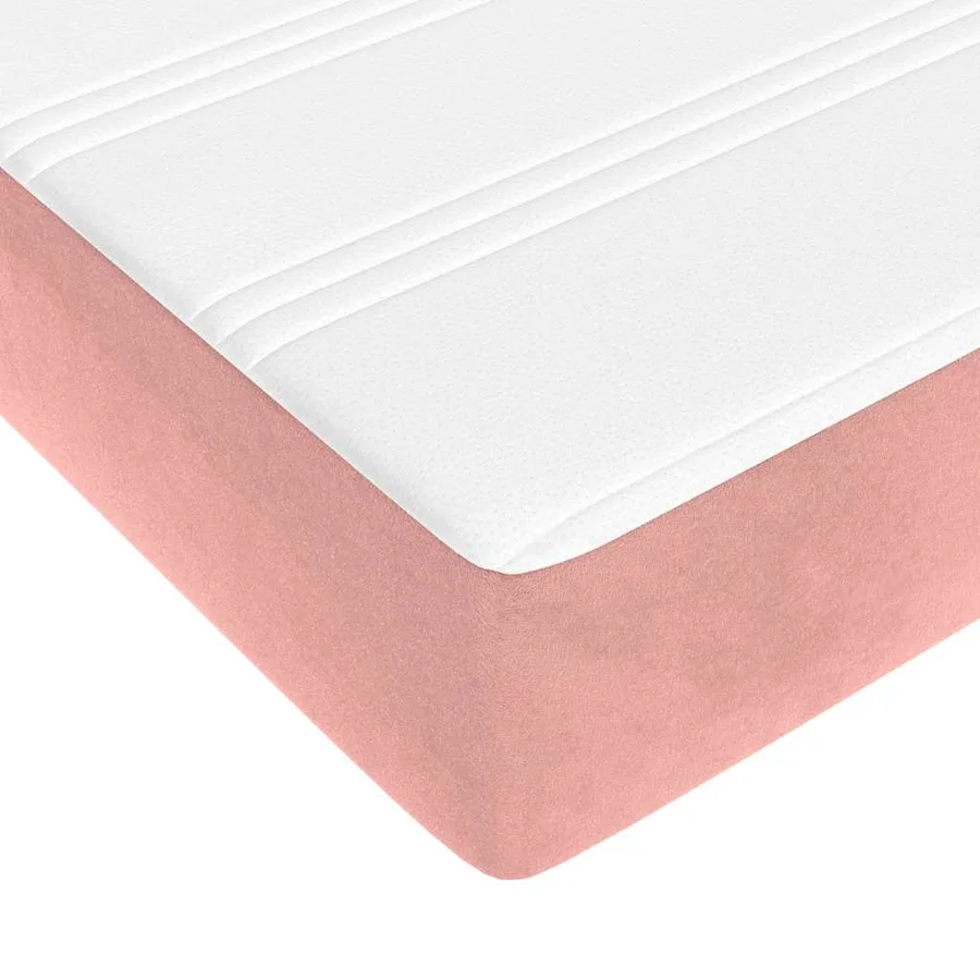 Matelas à ressorts ensachés 160 x 220 cm Rose - 5
