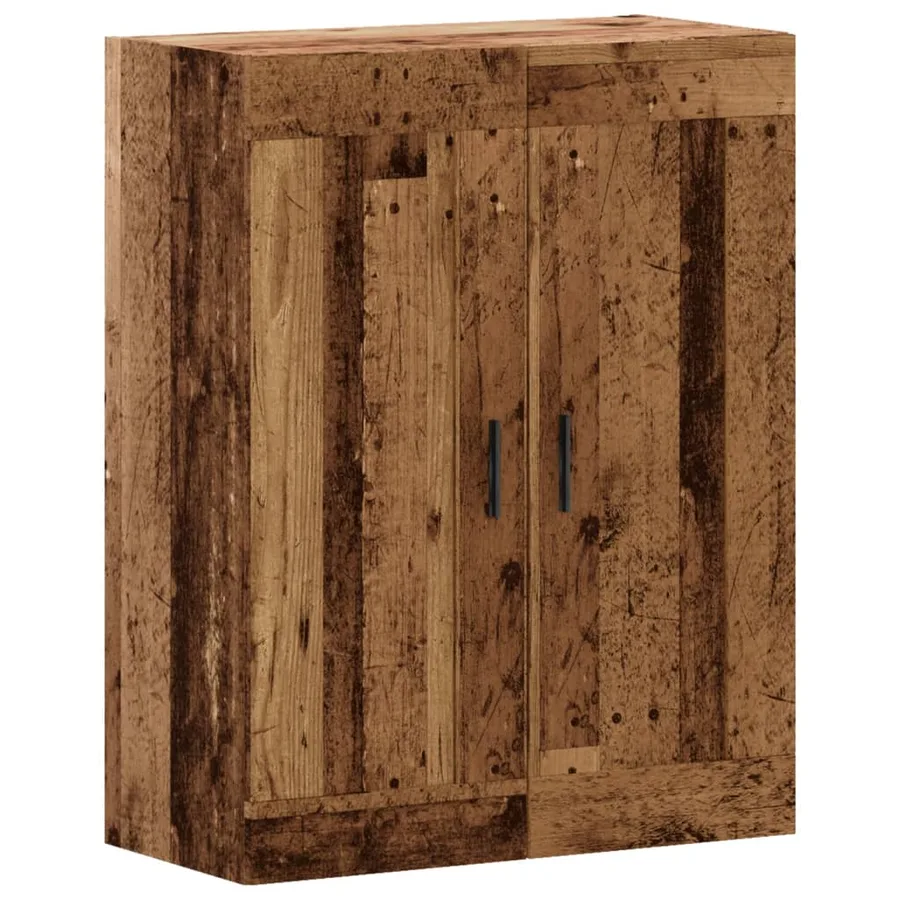 Armoire murale vieux bois 69,5x34x90 cm bois d'ingénierie - 2