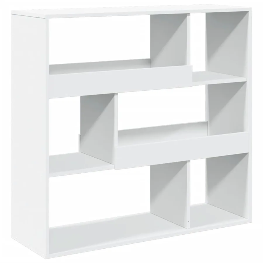 Bibliothèque/Séparateur de pièce blanc 100x33x94,5 cm - 4