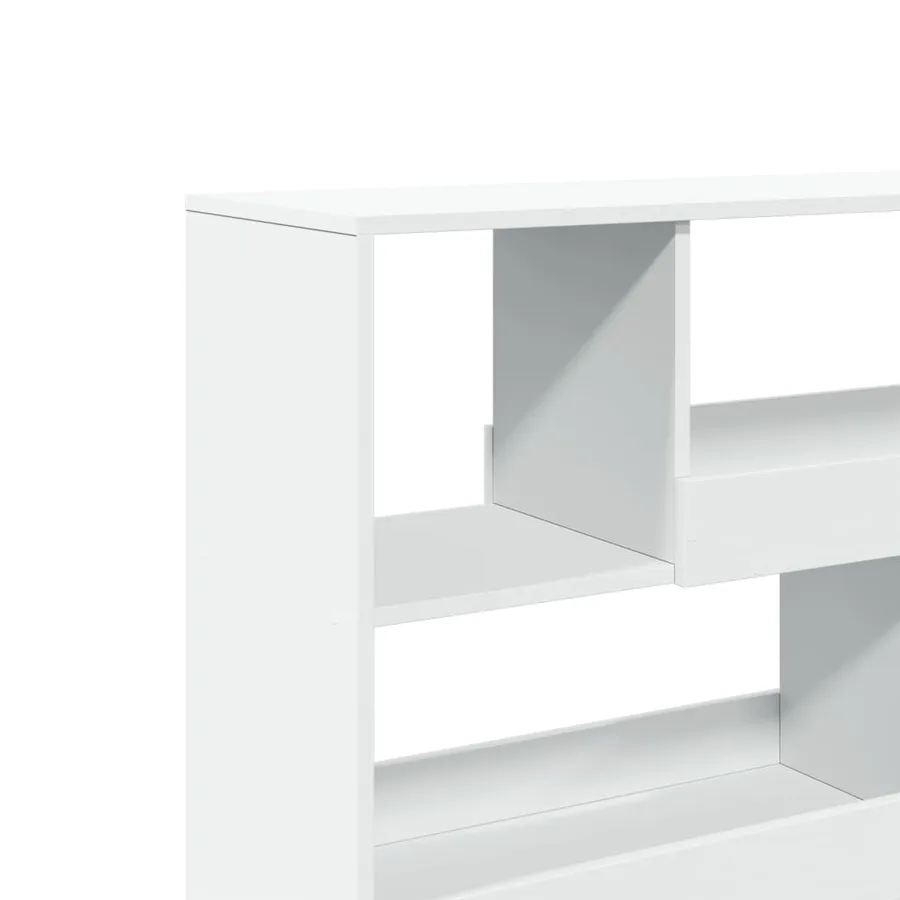 Bibliothèque/Séparateur de pièce blanc 100x33x94,5 cm - 6
