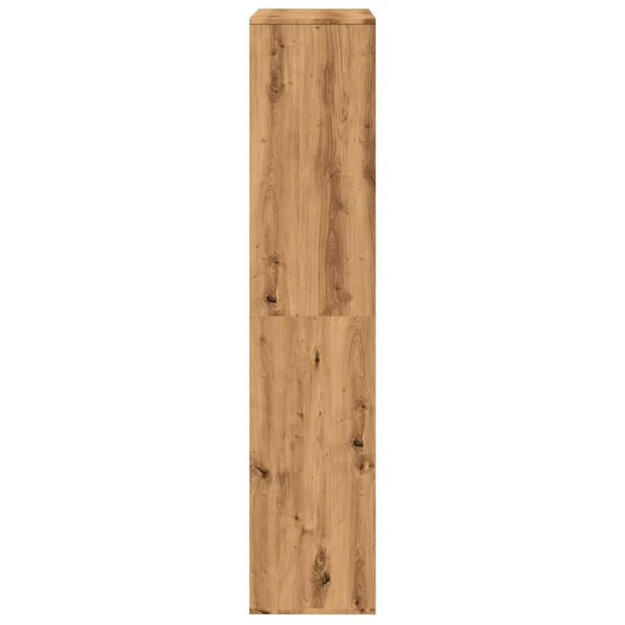 Bibliothèque chêne artisanal 100x33x156,5 cm bois d'ingénierie - 5