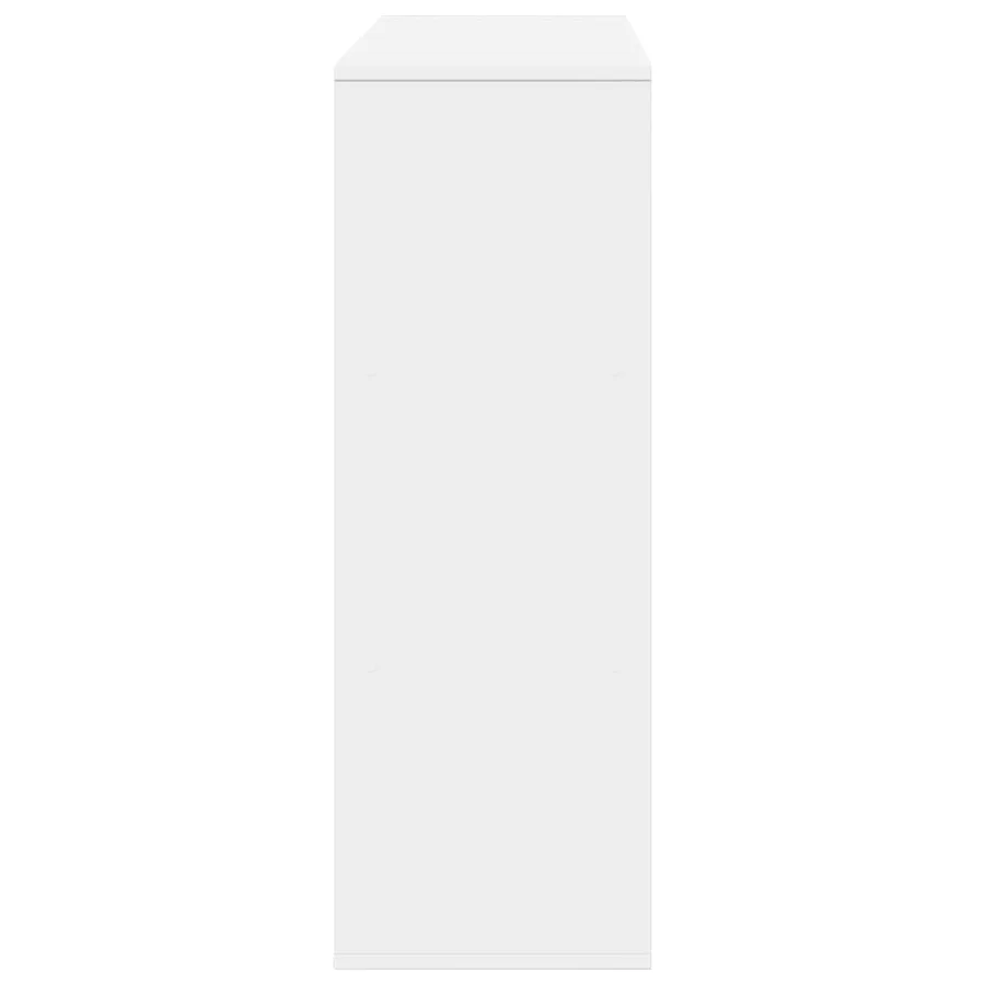 Cloison de séparation blanc 100x33x94,5 cm bois d'ingénierie - 5