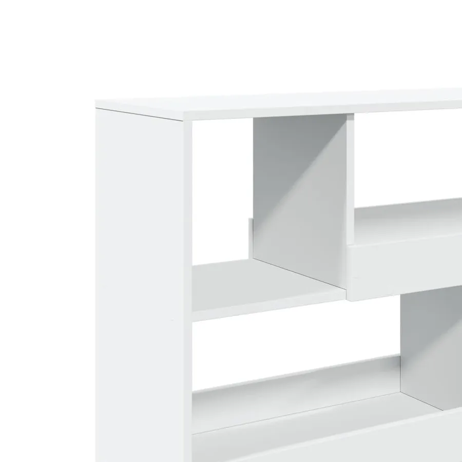 Cloison de séparation blanc 100x33x94,5 cm bois d'ingénierie - 7