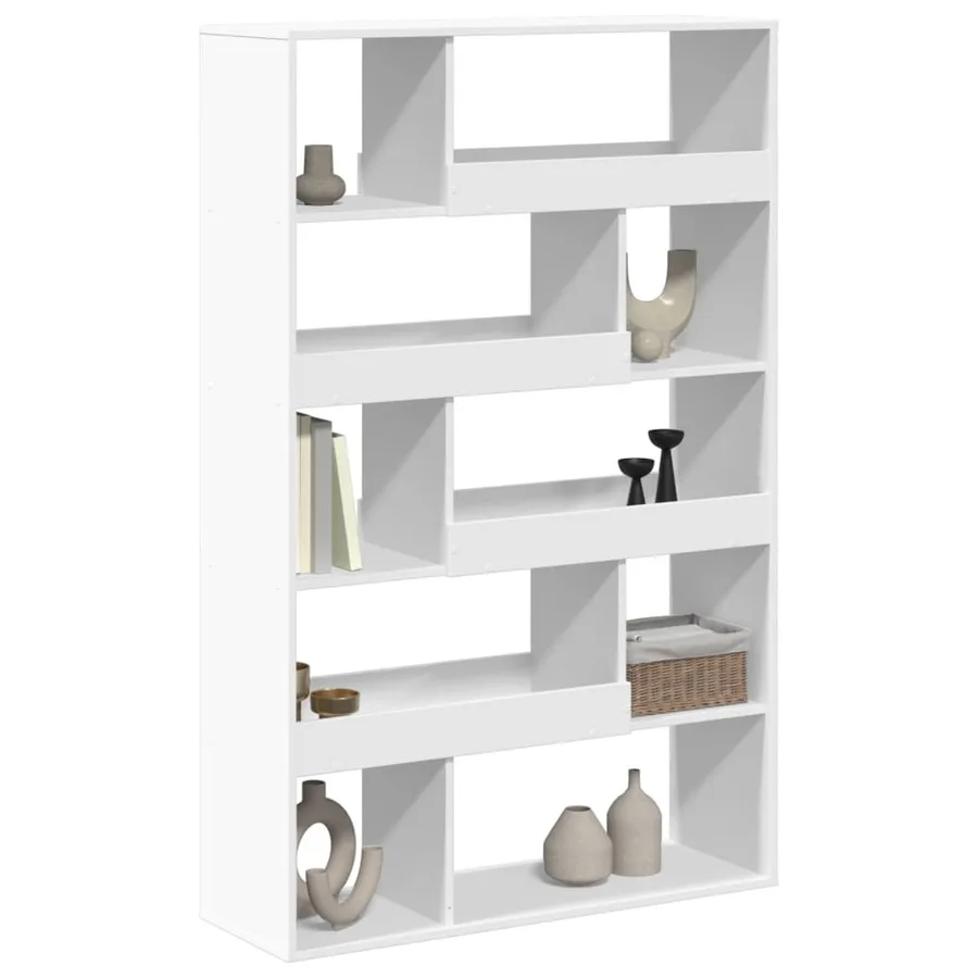 Bibliothèque blanc 100x33x156,5 cm bois d'ingénierie - 3