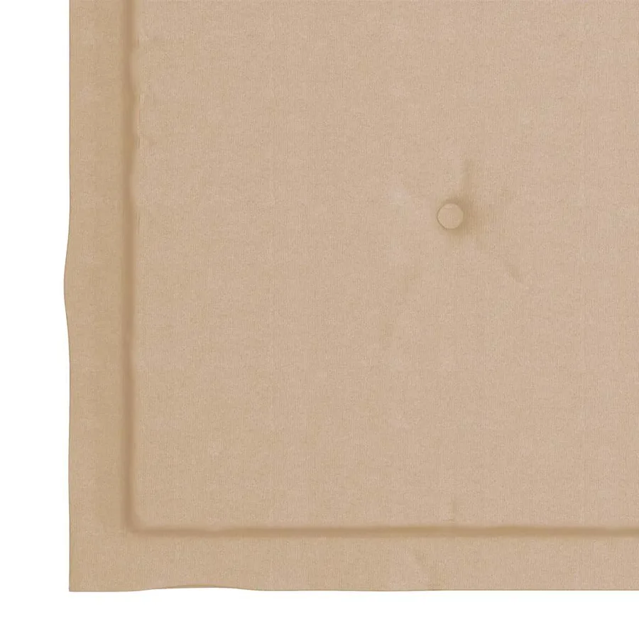 Chaises pliables de jardin avec coussins lot de 4 Teck solide - 10