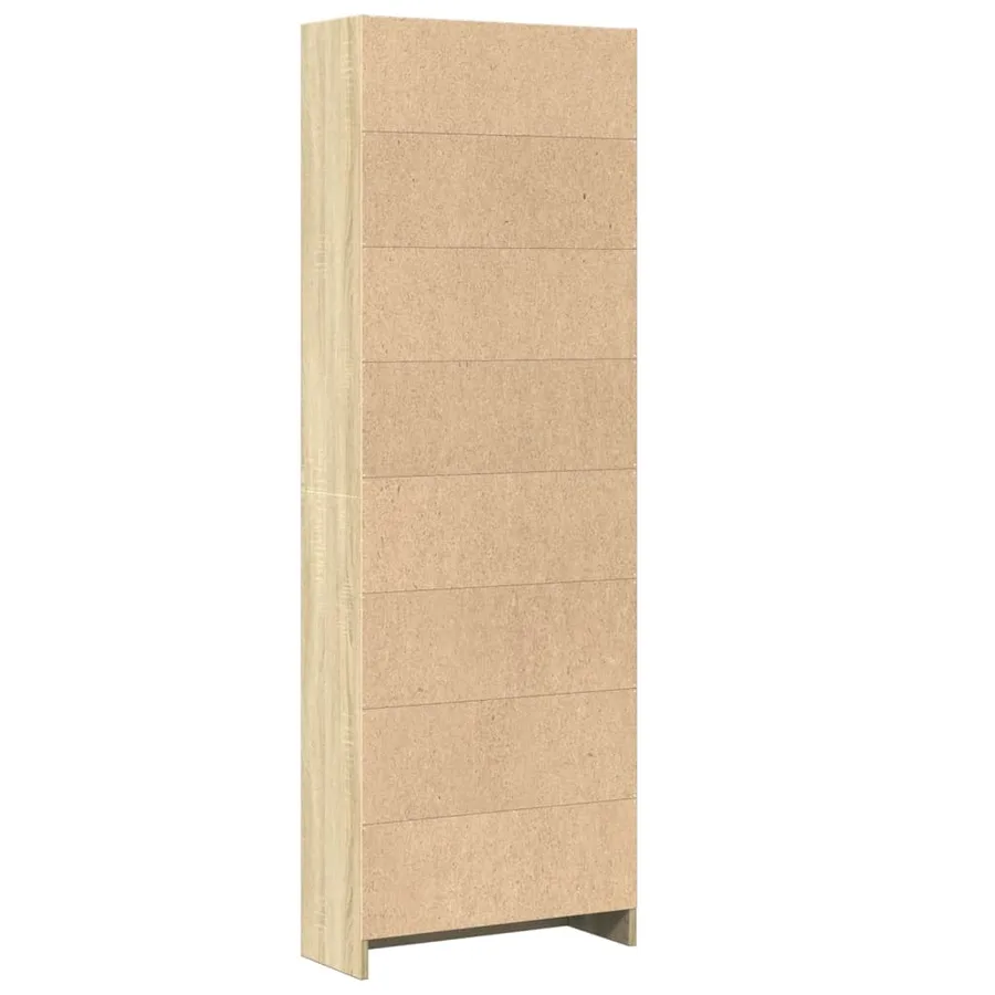 Bibliothèque chêne sonoma 60x24x176 cm bois d'ingénierie - 5