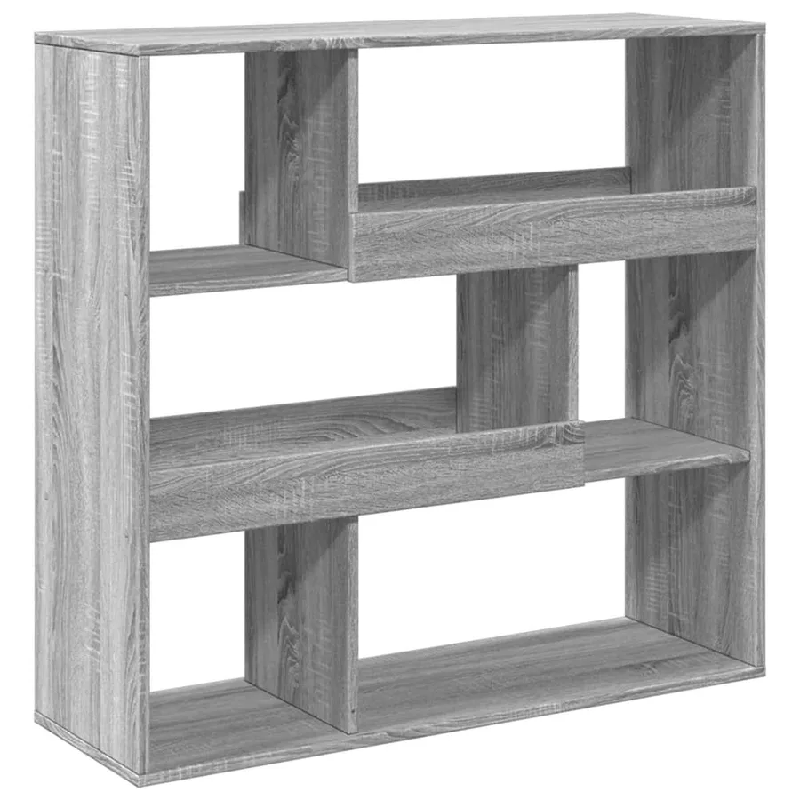 Bibliothèque/Séparateur de pièce sonoma gris 100x33x94,5 cm - 2