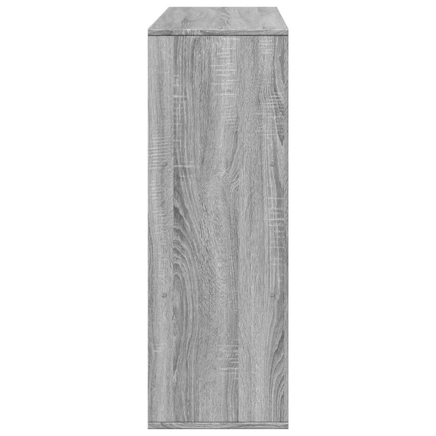 Bibliothèque/Séparateur de pièce sonoma gris 100x33x94,5 cm - 5