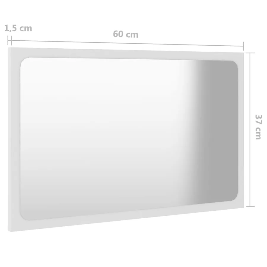 Ensemble de meubles de salle de bain blanc bois d'ingénierie - 14