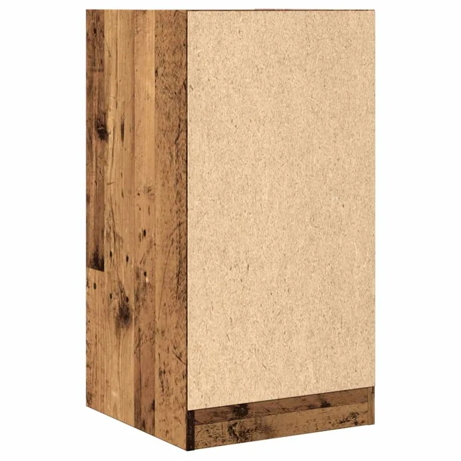 Armoire d'apothicaire vieux bois 40x41x77,5cm bois d'ingénierie - 6