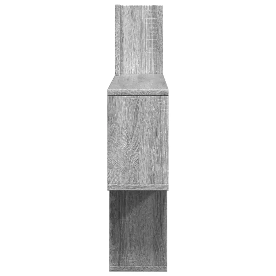 Étagère murale sonoma gris 100x15x70 cm bois ingénierie - 5