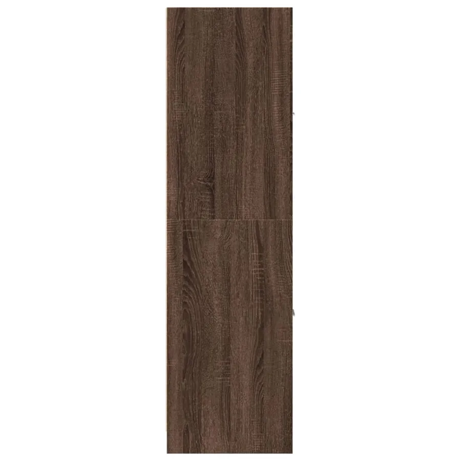 Armoire apothicaire chêne marron 40x41x144,5 cm bois ingénierie - 7