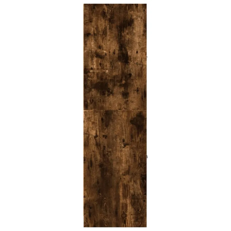 Armoire d'apothicaire chêne fumé 40x41x144,5 cm bois ingénierie - 7