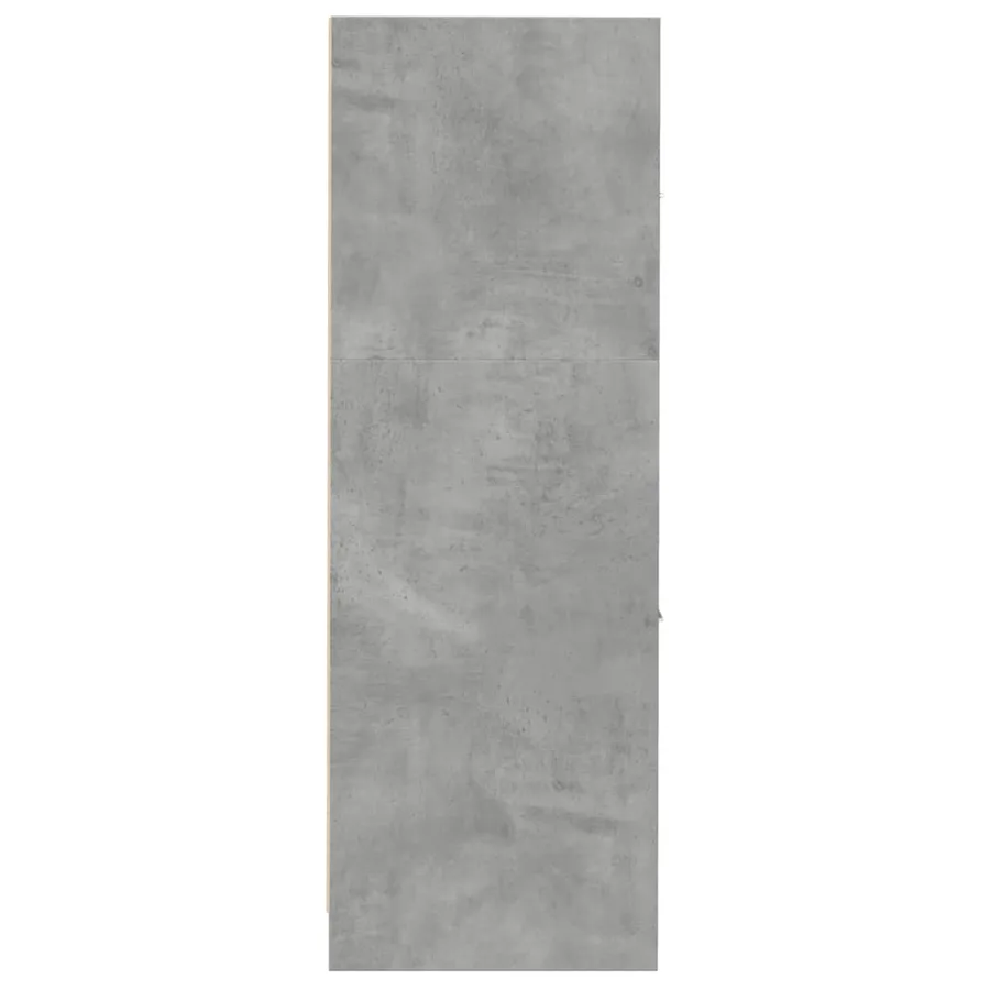 Armoire d'apothicaire gris béton 30x41x118 cm bois d'ingénierie - 7