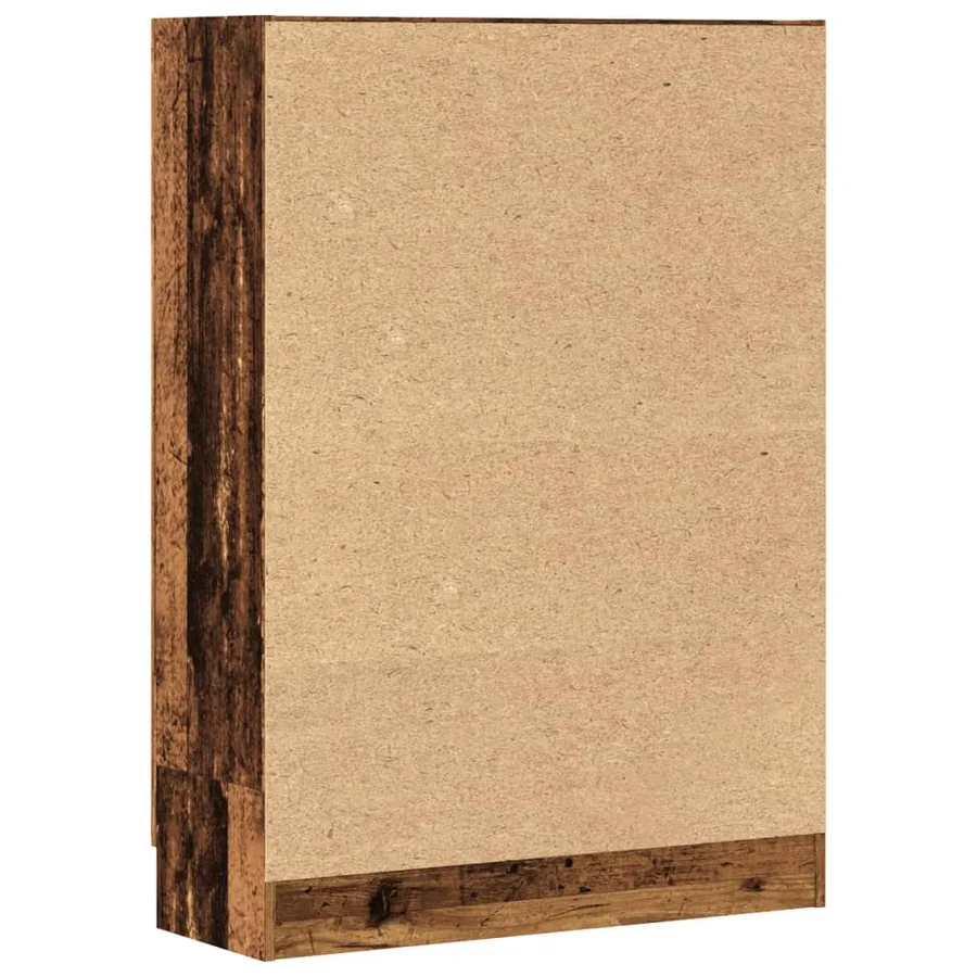 Bibliothèque vieux bois 82,5x30,5x115 cm bois d'ingénierie - 7