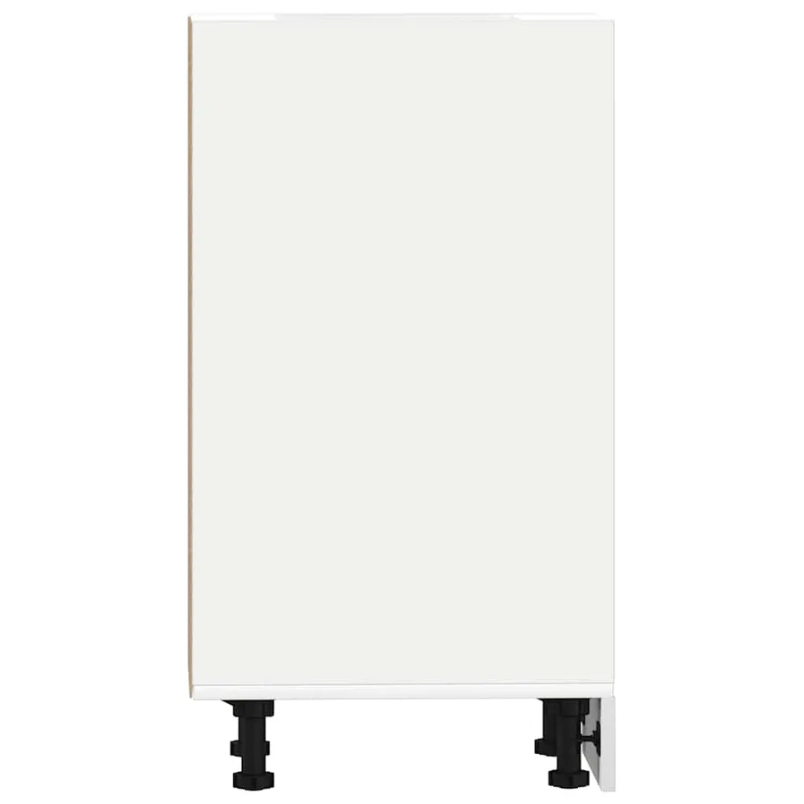 Meuble bas "Riga" Blanc 40 x 44,5 x 81,5 cm Bois d'ingénierie - 5
