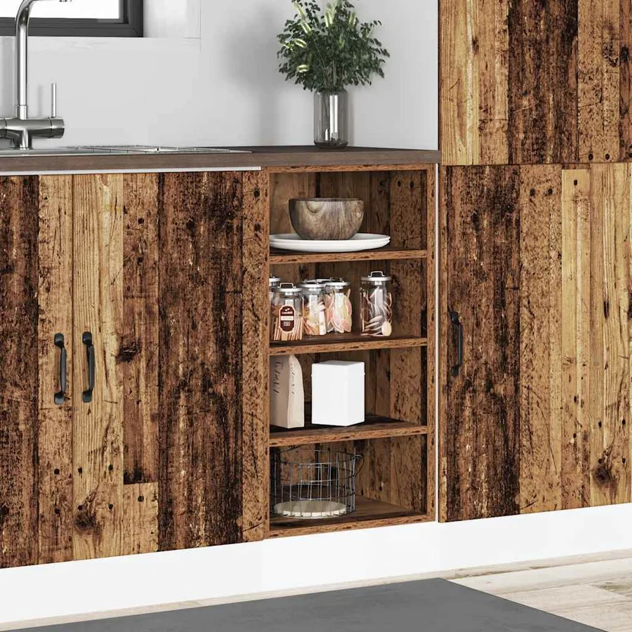 Meuble bas "Riga" Bois ancien 40 x 44,5 x 81,5 cm Bois d'ingénierie - 3