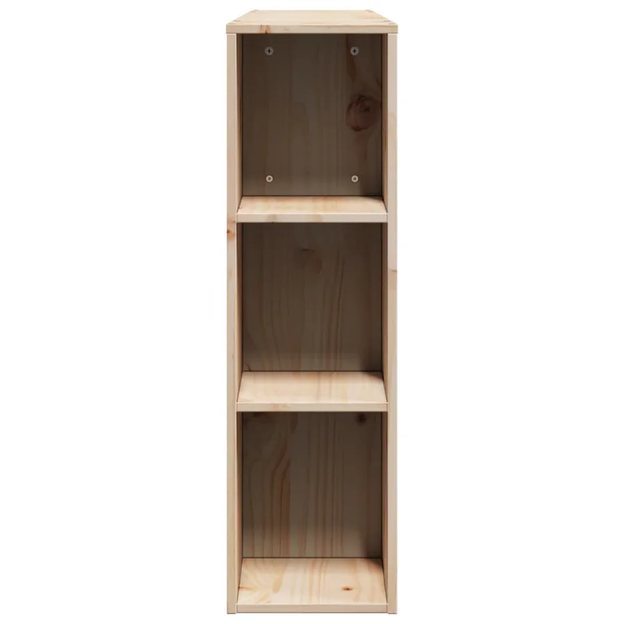 Tête de lit avec rangement 135 cm bois massif de pin - 5