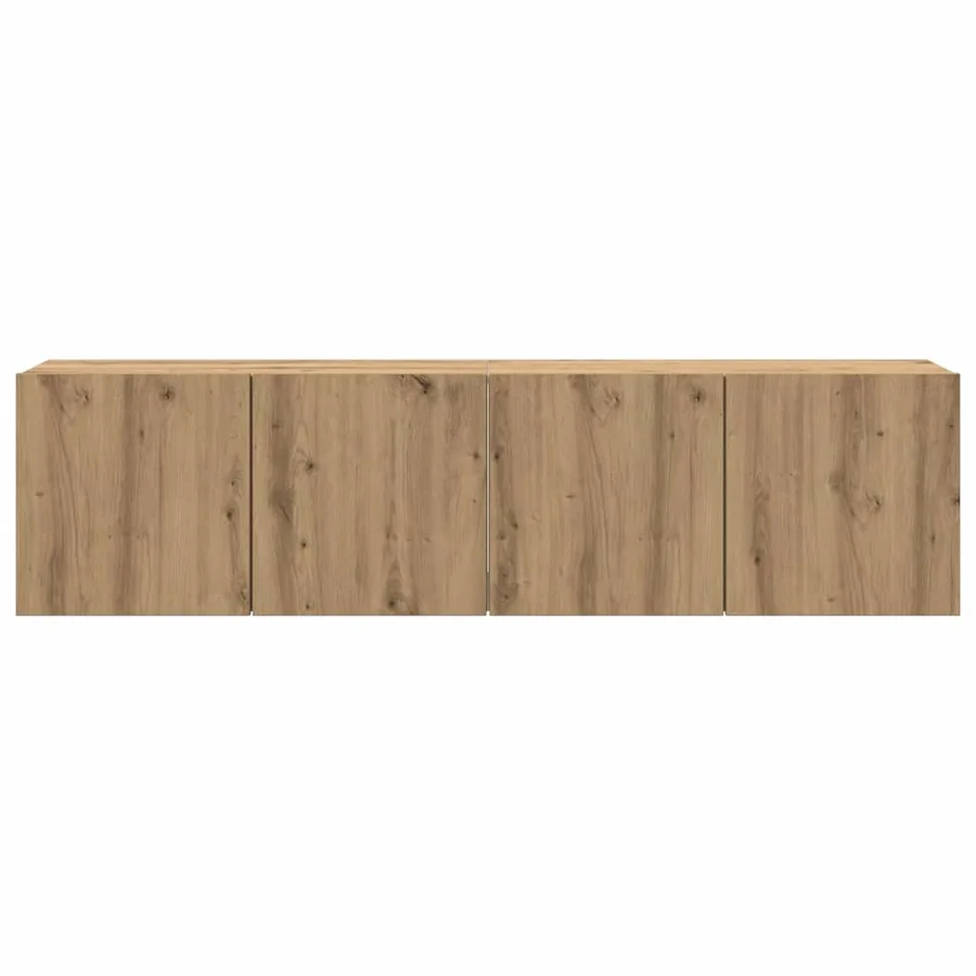 Meubles TV muraux 2 pcs chêne artisanal 80x30x41 cm - 5