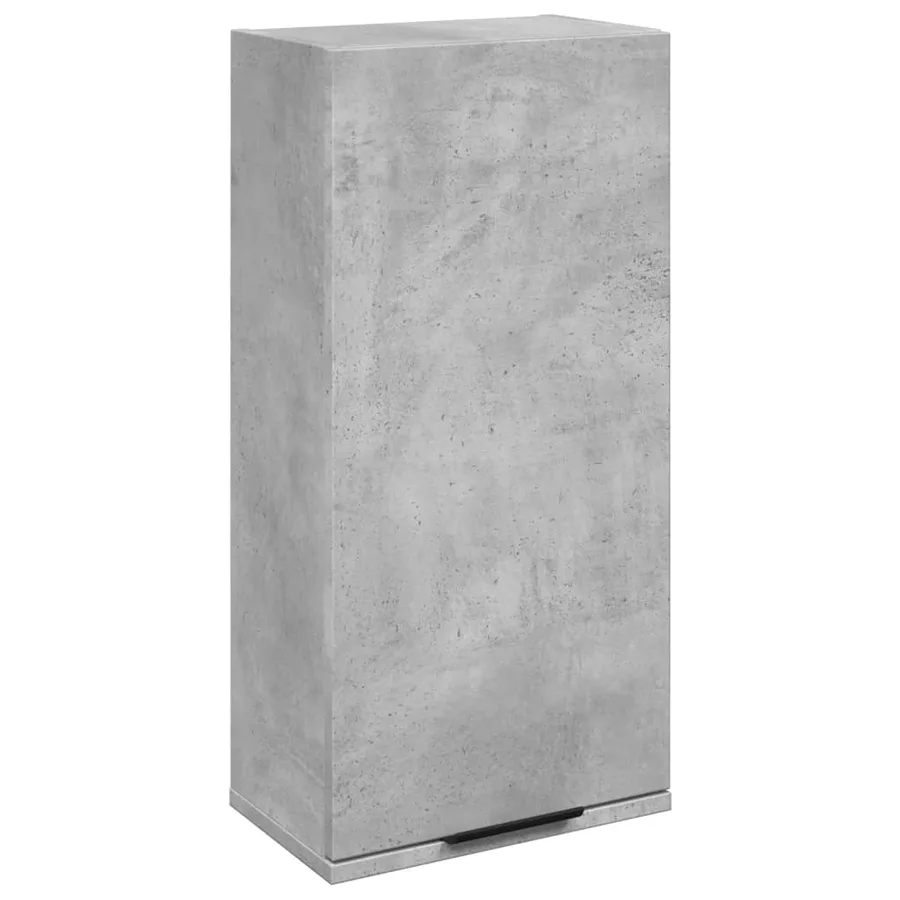 Armoire de salle de bain murale Gris béton 32x20x67 cm - 2