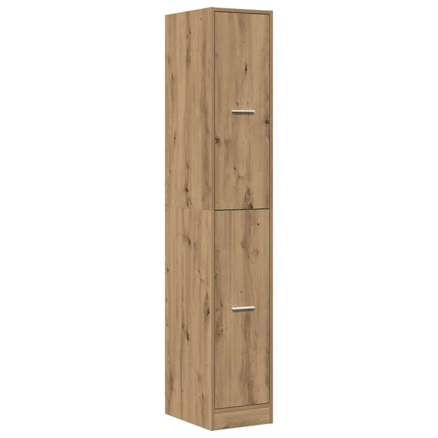 Armoire d'apothicaire chêne artisanal bois d'ingénierie - 10