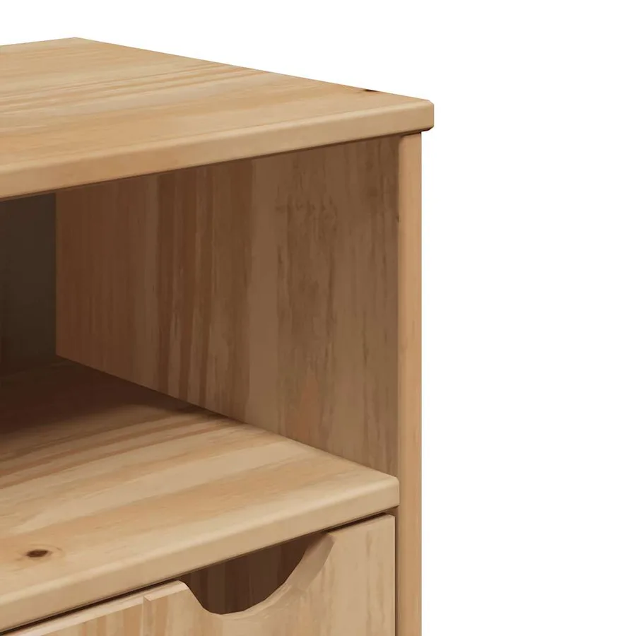 Armoire murale de salle de bain OTTA 35x30x55 cm bois massif - 7