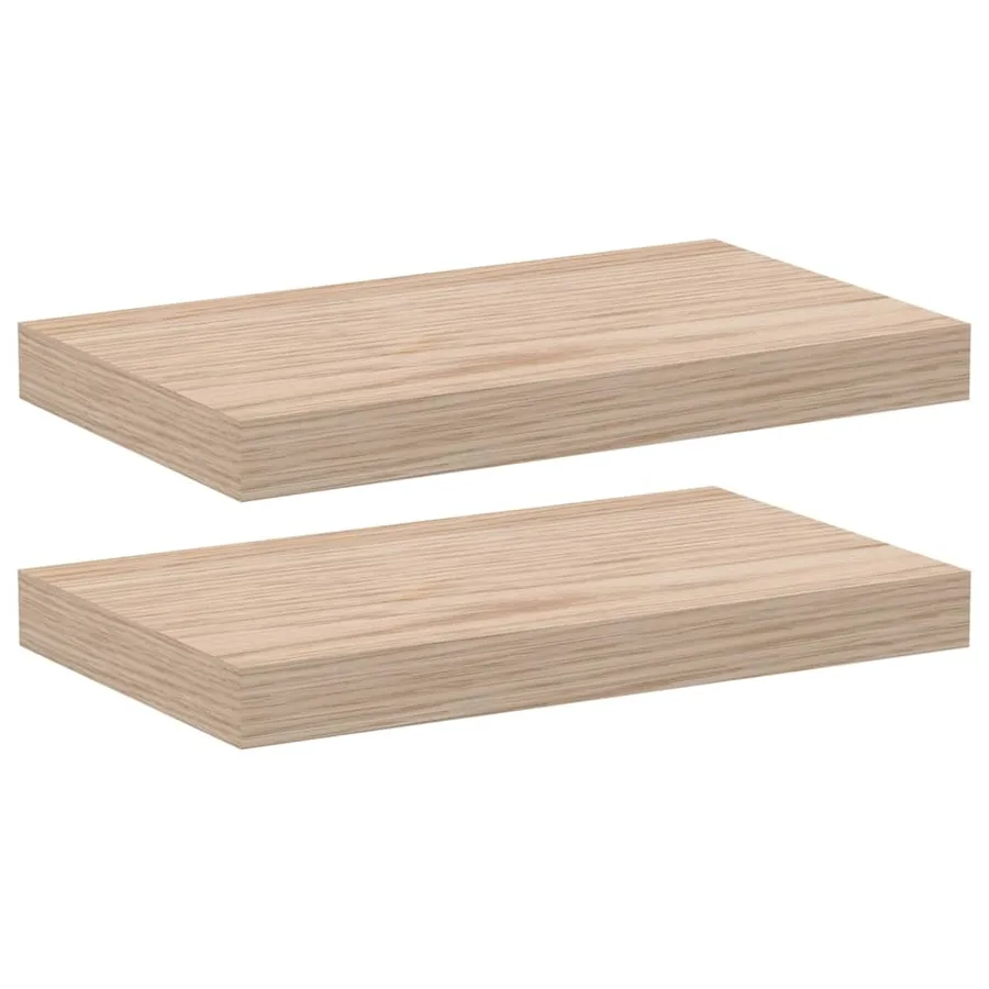Étagères flottantes 2 pcs 40x23,5x4 cm bois d'ingénierie - 2