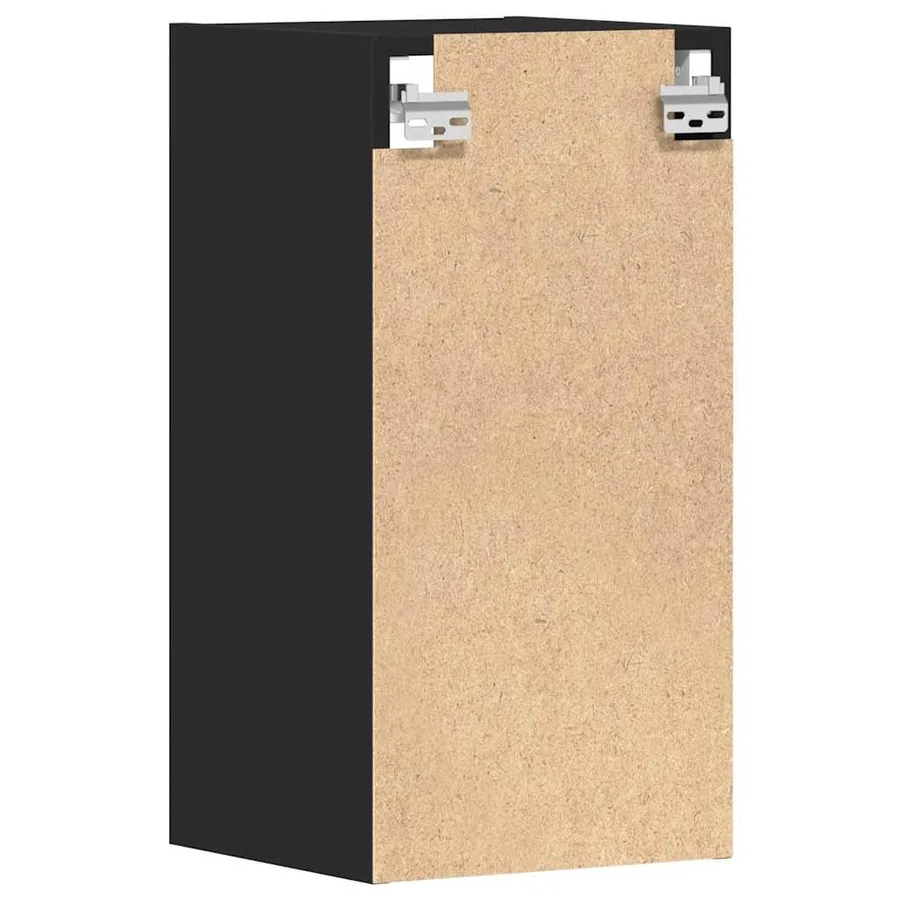 Armoire suspendue "Riga" Noir 30 x 29,5 x 60 cm Bois d'ingénierie - 6