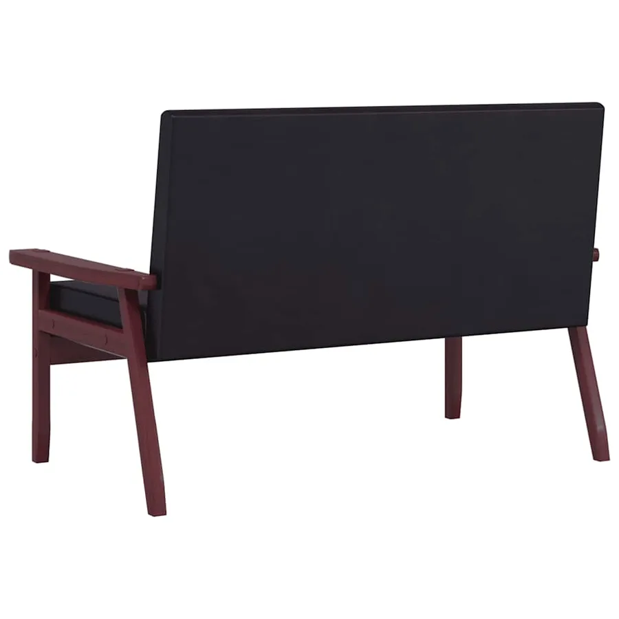Ensemble de canapés 2 pcs noir similicuir - 10