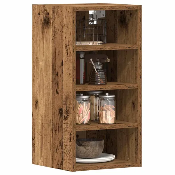 Armoire suspendue "Riga" Bois ancien 30 x 29,5 x 60 cm Bois d'ingénierie