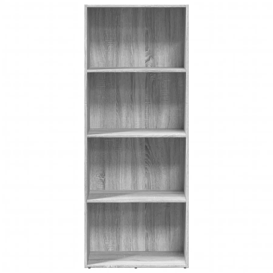 Bibliothèque sonoma gris 60x30x152 cm bois d'ingénierie - 4