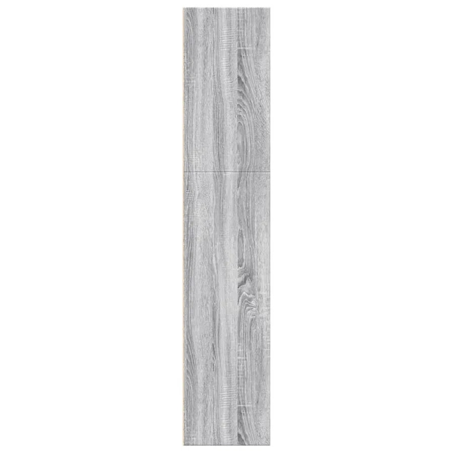 Bibliothèque sonoma gris 60x30x152 cm bois d'ingénierie - 6