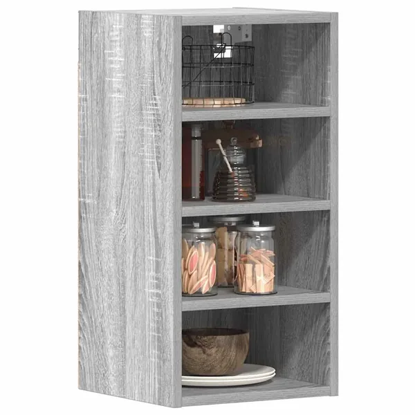 Armoire suspendue "Riga" Gris Sonoma 30 x 29,5 x 60 cm Bois d'ingénierie