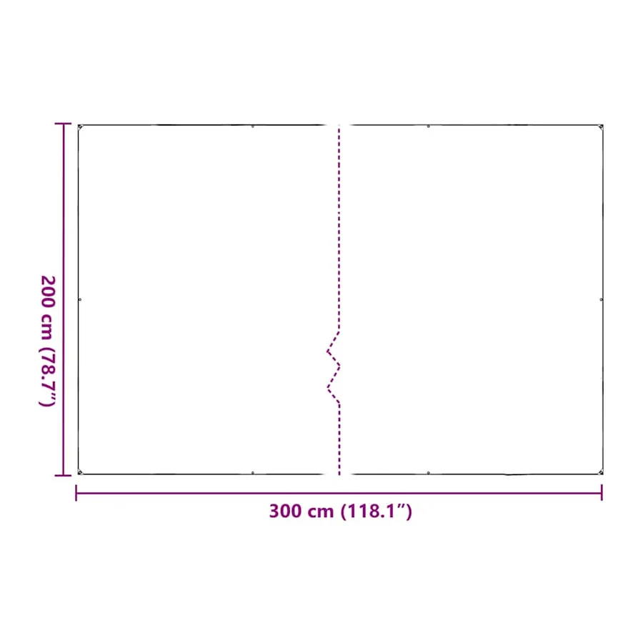 Housse de protection plantes avec œillets 2x3 m polyéthylène - 10