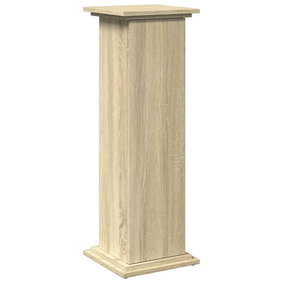 Piédestal avec rangement chêne sonoma bois d'ingénierie - 2
