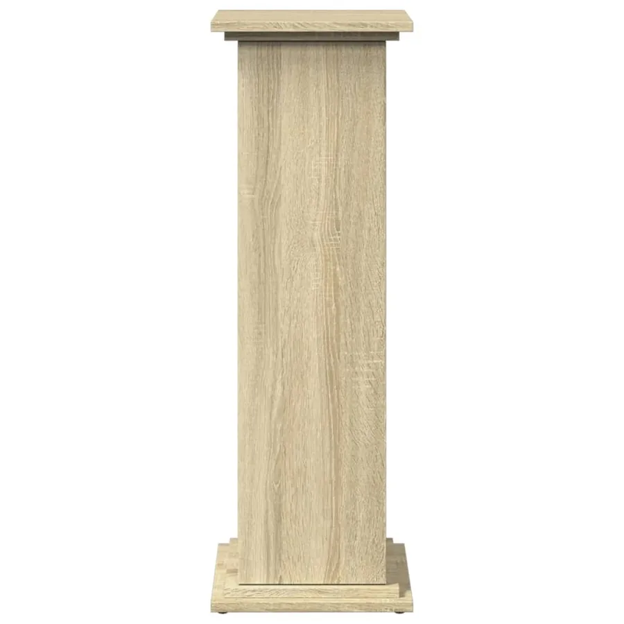 Piédestal avec rangement chêne sonoma bois d'ingénierie - 5