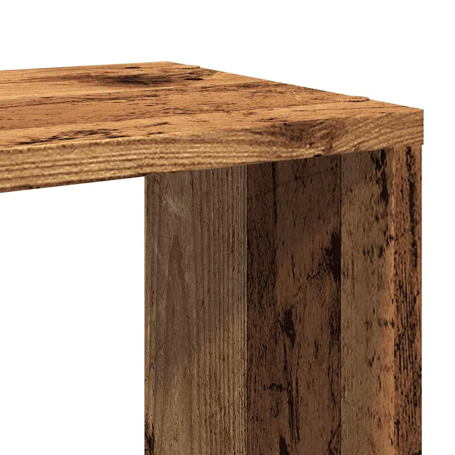 Bibliothèque vieux bois 100x24x63 cm bois d'ingénierie - 7