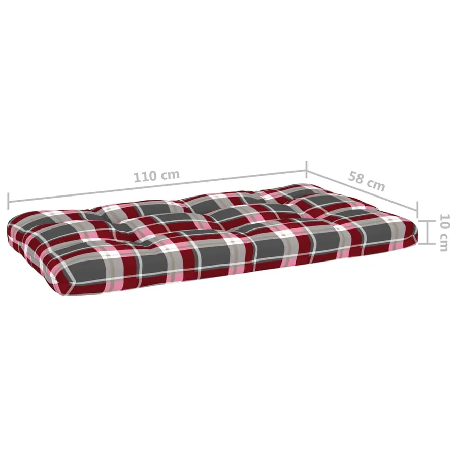 Canapé central palette de jardin marron miel bois pin imprégné - 8