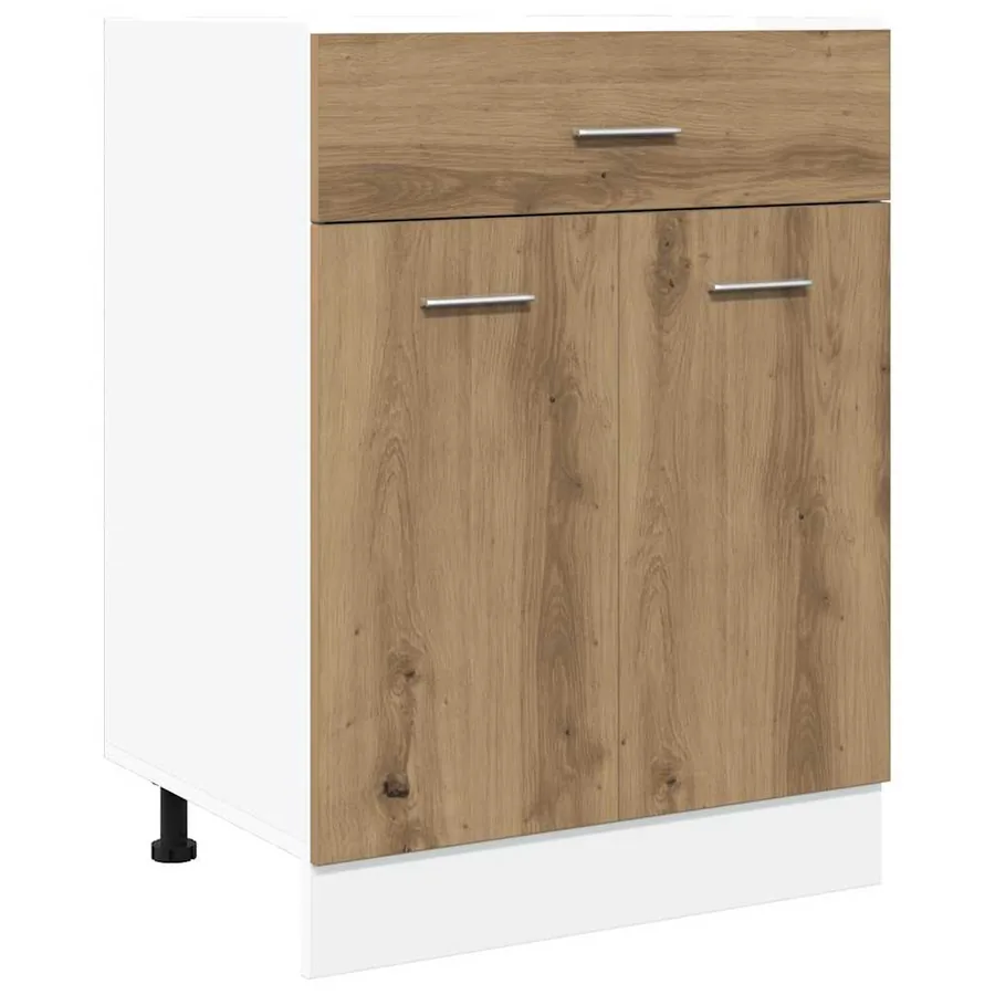 Armoire à tiroirs "Lyon" Chêne artisanal 60 x 46 x 81,5 cm Bois d'ingénierie - 2
