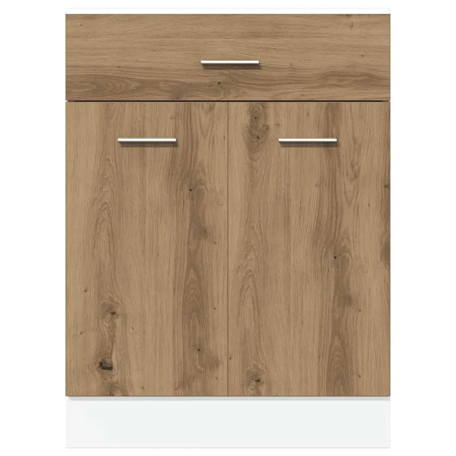 Armoire à tiroirs "Lyon" Chêne artisanal 60 x 46 x 81,5 cm Bois d'ingénierie - 4