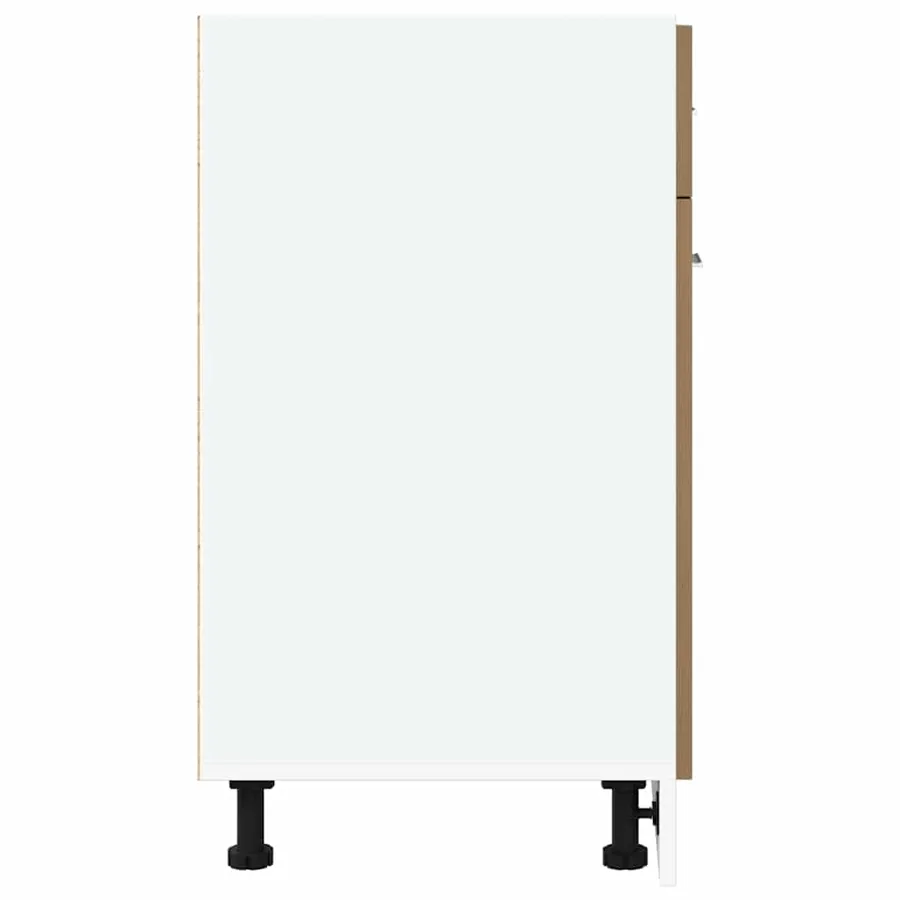 Armoire à tiroirs "Lyon" Chêne artisanal 60 x 46 x 81,5 cm Bois d'ingénierie - 5