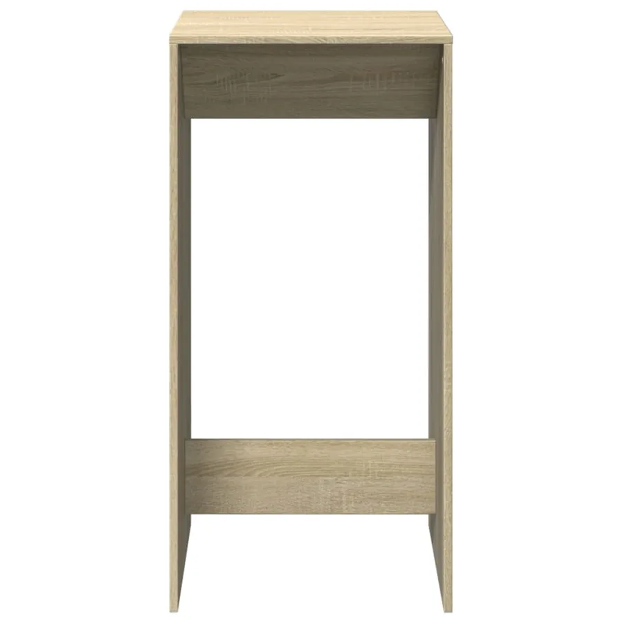 Table de bar chêne sonoma 51x50x103,5 cm bois d'ingénierie - 4