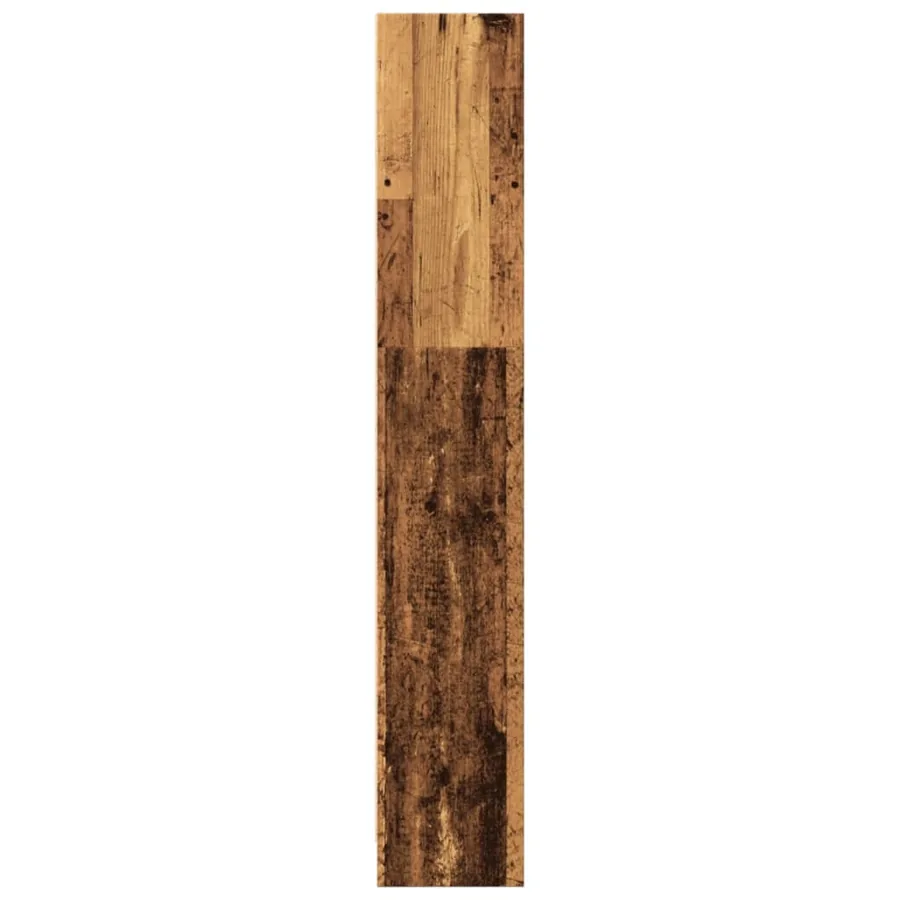 Bibliothèque vieux bois 40x24x143 cm bois d'ingénierie - 6