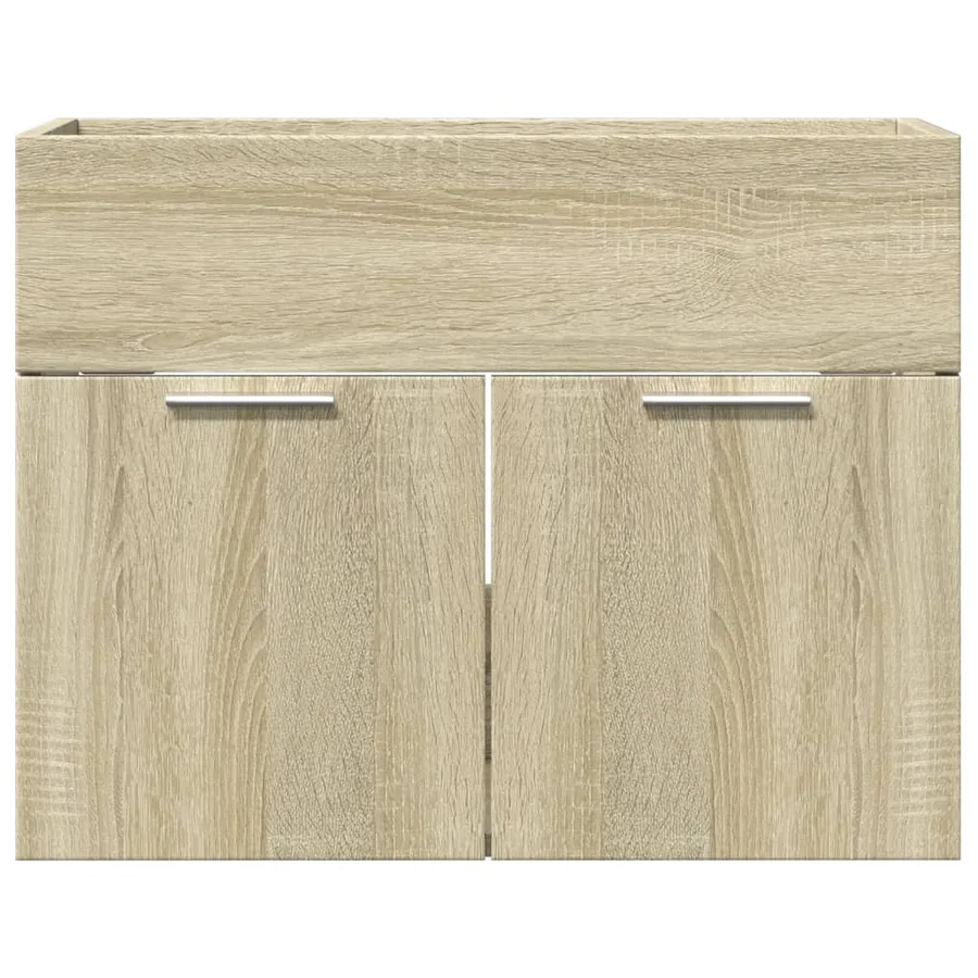 Armoire d'évier Chêne sonoma 60x38,5x46 cm Aggloméré - 4