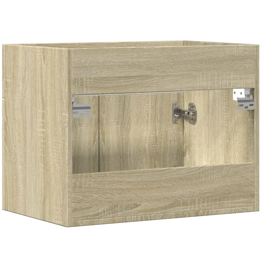 Armoire d'évier Chêne sonoma 60x38,5x46 cm Aggloméré - 6